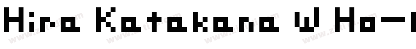 Hira Katakana W Ho字体转换